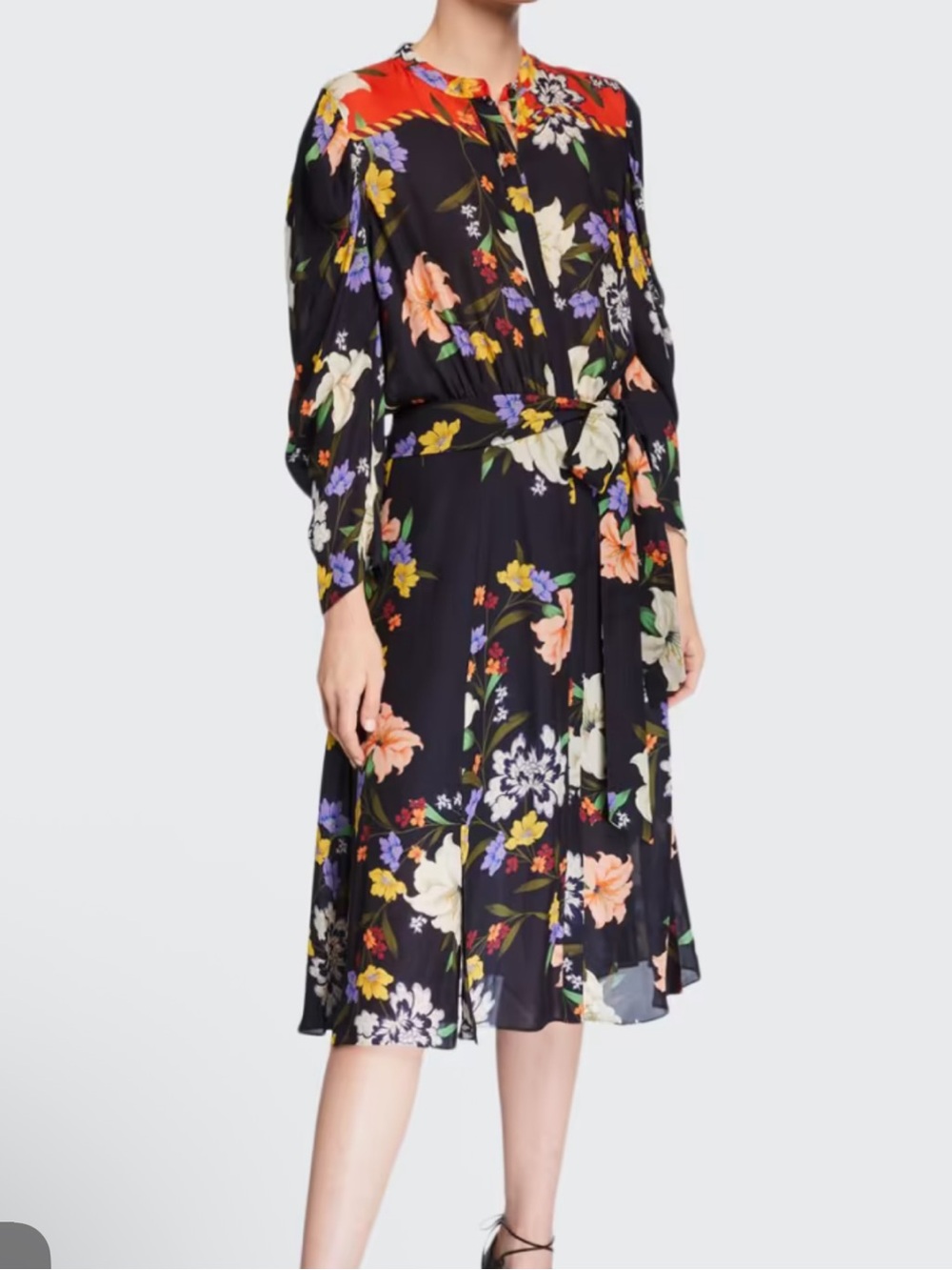 KOBI HALPERIN long sleeve leila dress NWT s